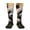 2 Black-2, variant on Forest Panda Print Thigh High Socks Extra Long Stretchy Sock Women Over Knee High Opaque Stocking Daily Wear