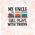 thumbnail image 4 of Inktastic My Uncle Still Plays with Trains Boys or Girls Baby Bodysuit, 4 of 5