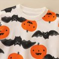 thumbnail image 6 of YIWULA Toddler Baby Boy Halloween Outfit Long Pumpkin Shirt Pant Clothes Set(6-7 Years,Beige), 6 of 7