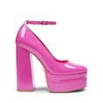 thumbnail image 2 of Zapatos de Tacón Plataforma con Tacón Grueso para Mujer DREAM PAIRS en Rosa Fucsia, 2 of 7