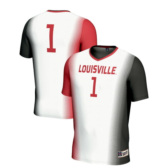 Youth GameDay Greats White #1 Louisville Cardinals  Lightweight Women's Soccer Jersey