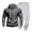 #073-Dark Gray, variant on Yusimy Men's Solid Color 2-Piece Hoodie Set Button Pocket Drawstring Pants Long Sleeve Casual Sports