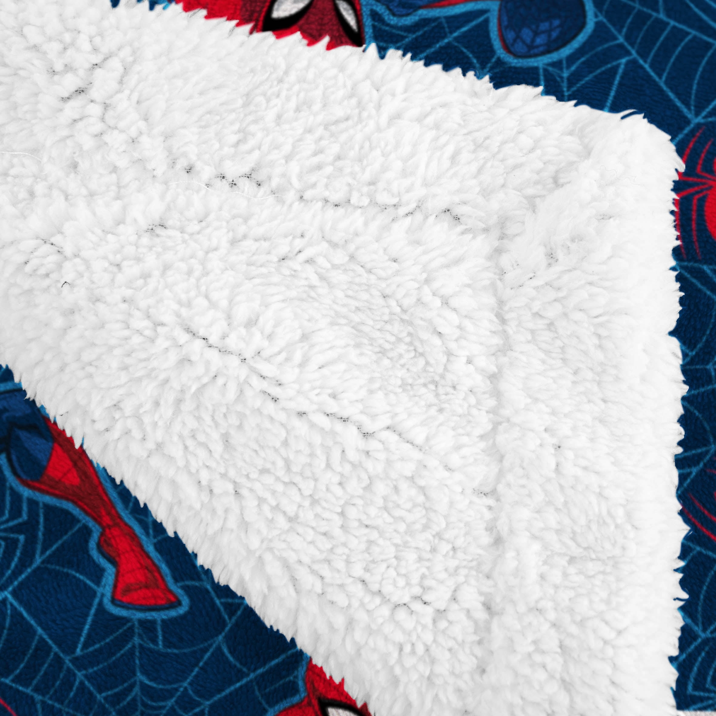 Spider-Man Silk Touch Blanket with Sherpa Fleece Back, 50" x 70"