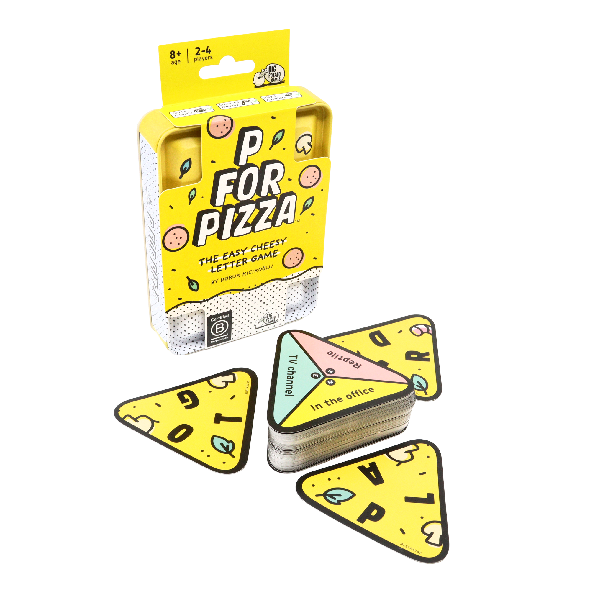 Big Potato Games P for Pizza TIN