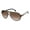 BLACK GOLD/BROWN SHADED, variant on Polarized Men's Black Pilot Sunglasses - CA1057S-008A-M9