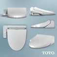 thumbnail image 4 of Asiento electrónico para bidé TOTO WASHLET A2, con calefacción, cierre suave, 4 of 9