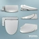 thumbnail image 4 of Asiento electrónico para bidé TOTO WASHLET A2, con calefacción, cierre suave, 4 of 9