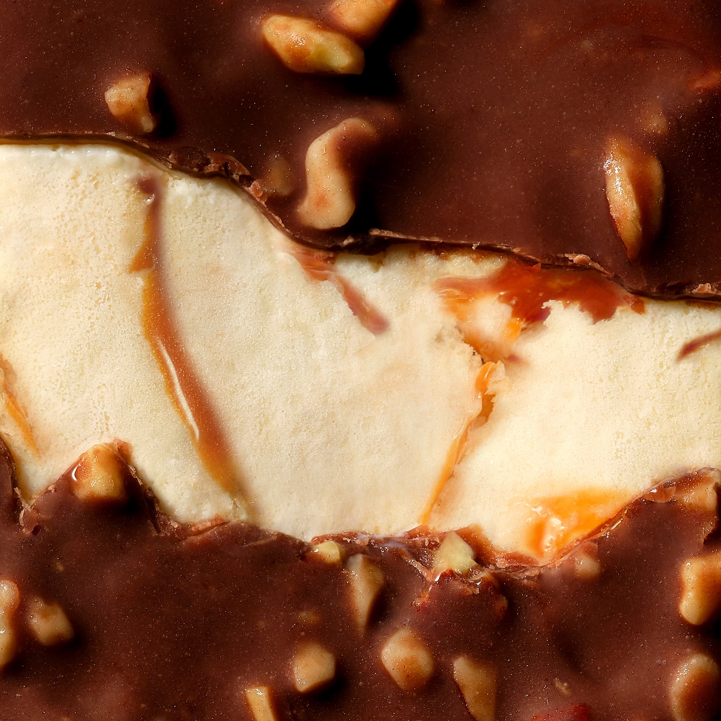 Keto Pint Salted Caramel Almond Ice Cream Bars, No Added Sugar, 2.75 fl oz, 4 Count