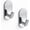 Polished Chrome, variant on Adhesive Towel Hooks for Bathrooms 4 Pack Polished Chrome Stainless Steel and Zinc Alloy Sticky Wall Hooks for Hanging Heavy Duty Self Adhesive Robe Shower Hanger for Kitchen, Closet, Cabinet, Door