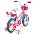 thumbnail image 4 of Costway Bicicleta infantil con ruedas de entrenamiento y cesta para niños y niñas de 3 a 5 años, 4 of 4