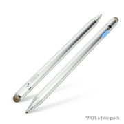 Stylus Pen, BoxWave [Universal AccuPoint Active Stylus] Electronic Stylus with Ultra Fine Tip for Smartphones and Tablets - Metallic Silver