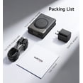 thumbnail image 4 of SURITCH for Samsung 3-in-1 Wireless Charging Station, Ultra-Portable Charging Dock Stand for Galaxy S26/S25/S24/S23/S22/S21/Note/Z Fold Flip, Galaxy Watch 8/7/6/5/4/3/Buds, Black, 4 of 12