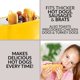 thumbnail image 4 of Oscar Mayer Tostadora para Perritos Calientes Tostadora Retro de 2 Ranuras para Salchichas, Mocosos con Mini Pinzas, Amarillo, 4 of 5