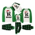 thumbnail image 2 of Pijamas familiares con estampado de cuadros navideños de moda, mono de bebé, monos de poliéster para bebé, 2 of 4