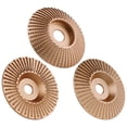 thumbnail image 1 of TIMIFIS Meule Ensemble de 3 Pcs de Meules pour Meuler Gadgets de Cuisine en Bois Sculpté d'Angle, 1 of 1