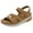 Yellow, variant on Siilsaa Sandals for Women 2025 Women's Open Toe Ankle Strap Casual Flatform Platform Sandals Black,7.5