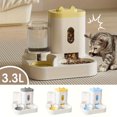 3.3L Automatic Cat Feeder 2in1 Dry and Wet Pet Dog Food Water Dispenser