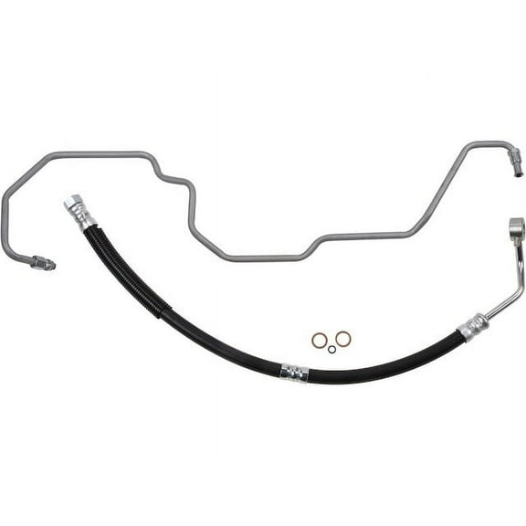 Pump To Rack Power Steering Pressure Hose - Compatible with 2005 - 2010 Kia Sportage 2.7L V6 2006 2007 2008 2009