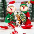 thumbnail image 3 of Dog Stained Glass Ornaments, Dog Ornament,Dog Christmas Tree Ornament, Xmas Decorations CuBAtp, 3 of 4