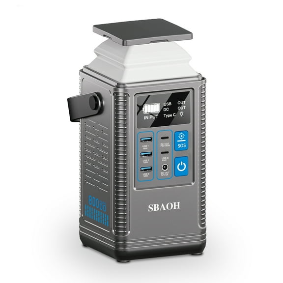 Acpouw 100W Power Station 296Wh Lithium Battery Power Bank 80000mAh Portable Charger Battery For Outdoor Energy Storage Supply