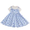 thumbnail image 2 of DAETIROS Girls Dresses-Cute Cotton Short Sleeve Swing Floral Casual Girls Summer Dresses White Size 5 Years, 2 of 3