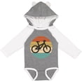 thumbnail image 3 of Inktastic Bicycle Vintage Cyclist Sunset Boys or Girls Long Sleeve Baby Bodysuit, 3 of 5