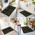 thumbnail image 5 of Whimsical Moon Washable Small Entryway Area Rugs 2'x3', Mysterious Dark Green Cosmic Crystal Moths Floral Washable Throw Rug Non-Slip Sturdy Edge Binding Carpet for Front Door Floor Room Entry, 5 of 9