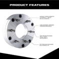 thumbnail image 3 of 4 Wheel Adapters 5x4.5 to 6x5.5 | 5x114.3 to 6x139.7 | Fits 5x4.5 Vehicle Hub & Mount Toyota Chevy GMC 6 Lug Wheels, 3 of 7