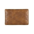 thumbnail image 5 of Maklaine 23.5" Mid-Century Faux Leather Bench in Tobacco Tan, 5 of 6