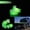 Green + 2.5CM, variant on Reflective Waterproof Safety Tape 2.5cm High Visibility Warning Tape for Bicycle Construction Site Hazard Marking