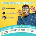 thumbnail image 4 of Kit de pintura facial Bowitzki de 54 colores con plantillas, purpurinas y pinceles, 4 of 7