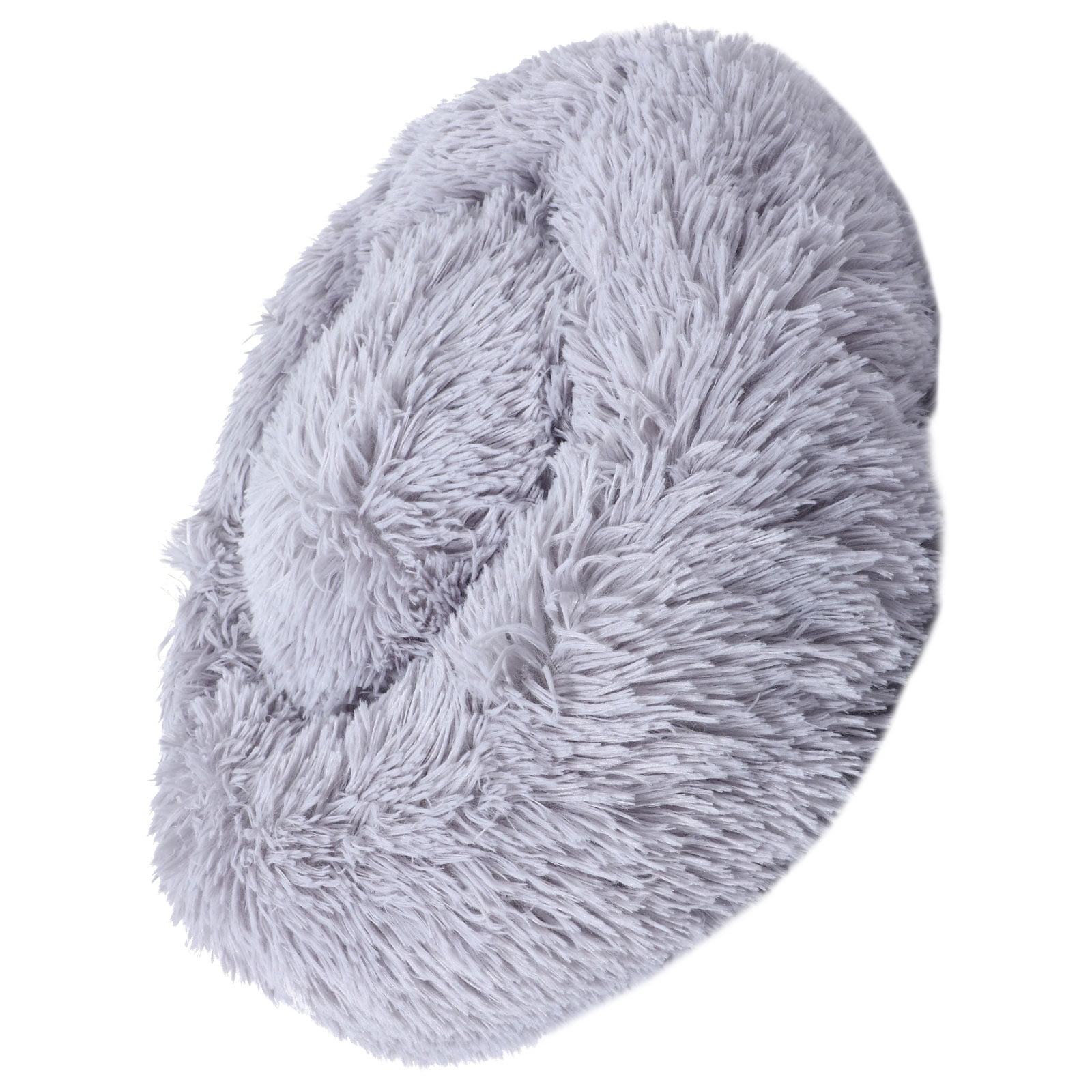 HONMEET Grey Plush Pet Bed for Dog and Cat Comfortable Indoor Sleep Mat