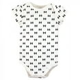 thumbnail image 3 of Little Treasure Baby Girl Cotton Bodysuits 3pk, Bows, 0-3 Months, 3 of 4