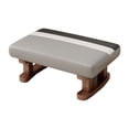 thumbnail image 1 of simhoa Foot Rest with Wooden Legs 41x30x18cm Padded Footstool for Couch Living Desk Gray, 1 of 8