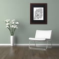 thumbnail image 3 of Trademark Fine Art "Enchanted Gardens 7" Canvas Art by KCDoodleArt Black Matte, Wood Frame, 3 of 4