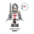 thumbnail image 2 of Caballero Medieval 8 Figuras de Bloques de Construcción – Set de Soldados Templarios y Caballos de Guerra, Juguete de Rompecabezas para Coleccionistas y Niños, 2 of 9
