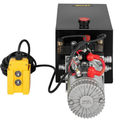 VEVOR Hydraulic Power Unit 12 Quart Hydraulic Pump Double Acting