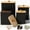 Black, variant on Kitchen Canisters for Countertop Set of 4 - Textured Iron Kitchen Canisters with Airtight Lids - Flour Sugar Canister Set - Flour and Sugar Containers Farmhouse - Coffee Jar for Counter - Black