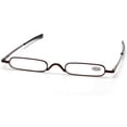 thumbnail image 2 of ZUVGEES Easy Carry Mini Compact Slim Reading Glasses—Lightweight Portable Readers with w/Pen Clip Tube Case, 2 of 6