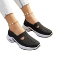 thumbnail image 6 of Willtoo Women's Slip On Sneakers Casual Wide Toe Workout Tennis Walking Shoes with Arch Support Comfortable Orthopedic Footwear, 6 of 6