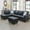 Black B-Square Pattern-Left Hand Facing, variant on WRTEYEUI Convertible Sectional Sofa Couch, Faux Leather 4 Seat L-Shaped Sofa Set Modular Sofa Sleeper for Home, Living Room and Office, Diamond Pattern, Ginger, Left