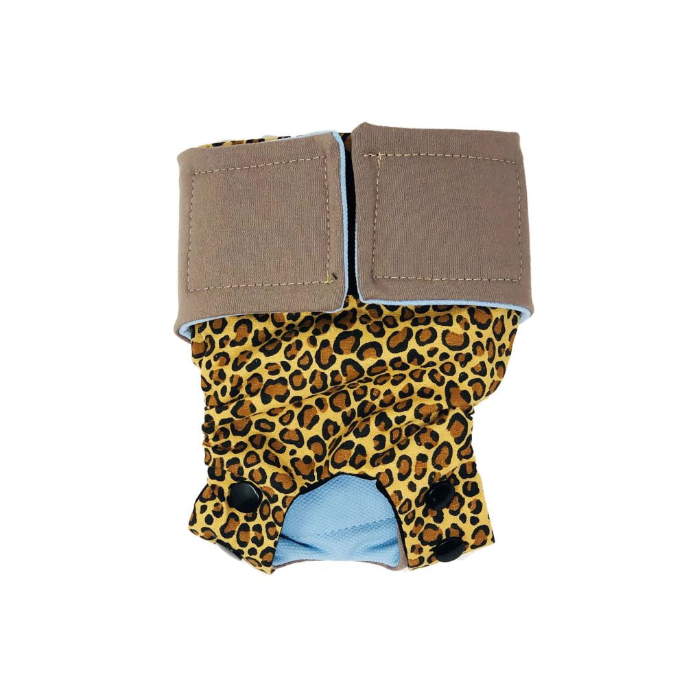 Barkertime Leopard Cat Diaper Snappy