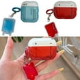 thumbnail image 2 of Original Design Music Drip Compatible AirPods Case, Liquid Silicone Protective Cover with Lanyard for AirPods Pro 1/2, Anti-Fall Design, 2 of 8