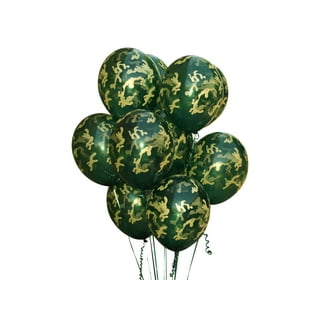 12inch Metal Pearl Balloons Camouflage Latex Ballons Military Theme Party  Toy Balloon Happy Birthday Banner Bouting Decor