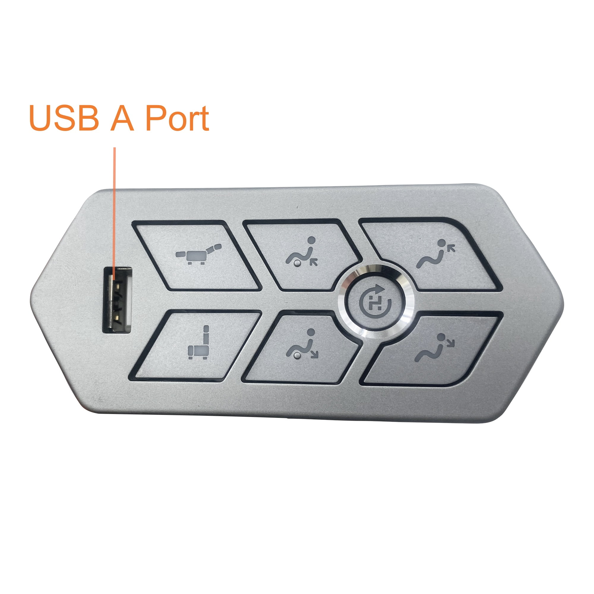 Recliner Sofa Emomo 7 Button 5 Pin Switch Hand Control Model TRGIN Replacement with USB