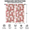 thumbnail image 2 of Blackout Kids Curtains,Bichon Frise Dog and Flower Childrens Insulated Curtains Set Of 2,Bedroom Essentials,Toddler Room Decor 42x84in(106x213cm), 2 of 4