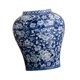 thumbnail image 5 of Jarrón de cerámica para flores, maceta, arreglo floral único y elegante, azul y Azul oscuro, 5 of 9
