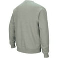 thumbnail image 2 of Men's Colosseum Heather Gray Army Black Knights Arch & Logo Crew Neck Sweatshirt, 2 of 4