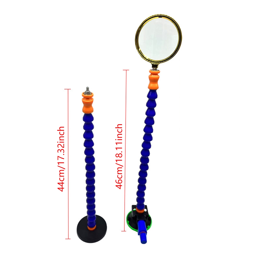 Magnifier Stand Frame for Flexible Positioning in Multiple Environment Hobbyists Technician Use