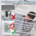 thumbnail image 4 of Uxcell Retractable Clothesline Indoor Outdoor Wall Mounted Non-Sagging Retracting Heavy Duty Clothes Drying Line Green, 4 of 5